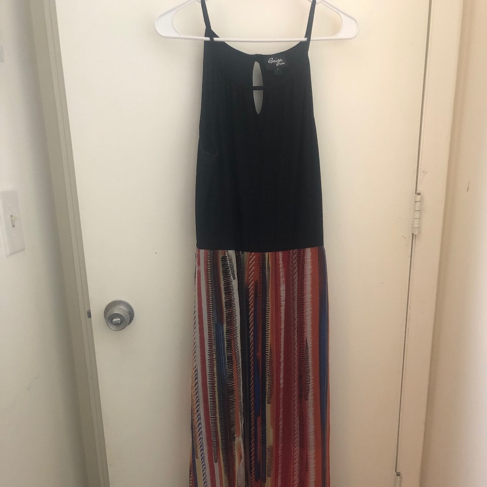 Beige by Eci sleeveless maxi dress